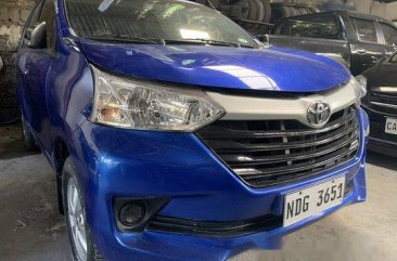 Blue Toyota Avanza 2017 for sale in Quezon City