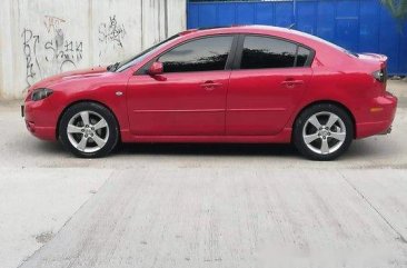 Red Mazda 3 2007 for sale in Cebu 