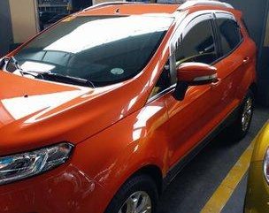 Selling Orange Ford Ecosport 2017 Automatic Gasoline at 19000 km 