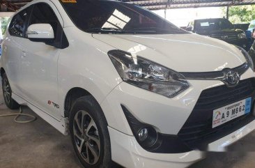 White Toyota Wigo 2019 Automatic Gasoline for sale 