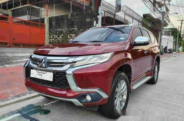 Selling Red Mitsubishi Montero Sport 2016 Manual Diesel at 33000 km 