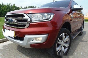 Red Ford Everest 2017 Automatic Diesel for sale 