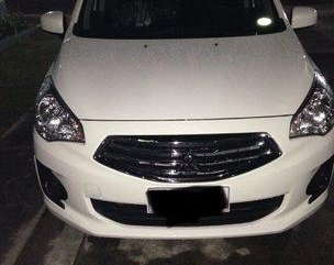 Selling White Mitsubishi Mirage G4 2015 Automatic Gasoline