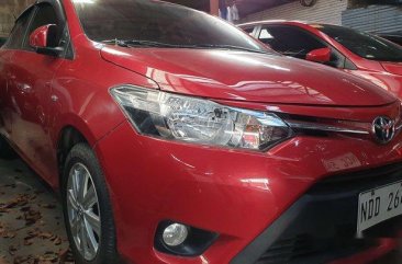 Red Toyota Vios 2016 Automatic Gasoline for sale 