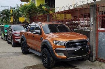 Selling Orange Ford Ranger 2016 at 21000 km 