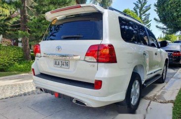 White Toyota Land Cruiser 2015 Automatic Diesel for sale 