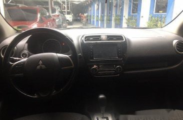 Selling White Mitsubishi Mirage 2014 Automatic Gasoline