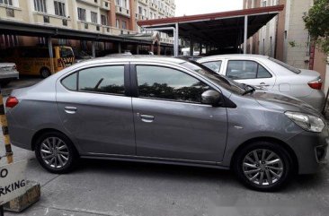 Grey Mitsubishi Mirage g4 2015 at 50000 km for sale