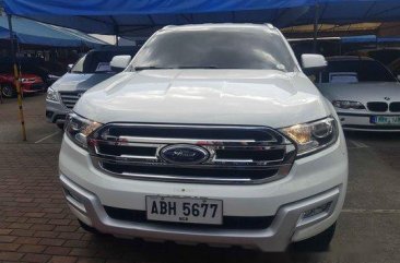 Sell White 2016 Ford Everest Automatic Diesel at 38206 km