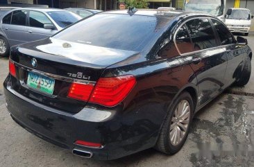 Blue BMW 740Li 2010 at 41000 km for sale 