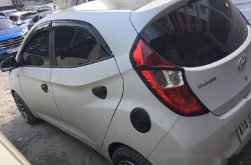 White Hyundai Eon 2014 Manual Gasoline for sale in Manila