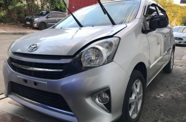 Sell Silver 2016 Toyota Wigo Hatchback in Quezon City 
