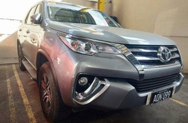 Selling Silver Toyota Fortuner 2017 Automatic Diesel 