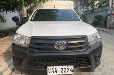 White Toyota Hilux 2017 for sale in Quezon City