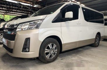 White Toyota Hiace 2019 for sale in Quezon City