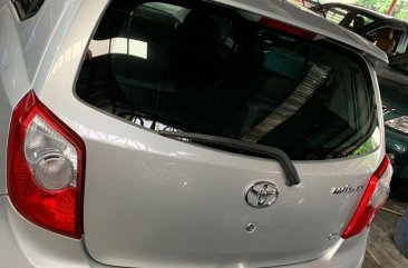 Silver Toyota Wigo 2016 for sale in Quezon City