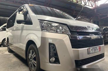 White Toyota Hiace 2019 for sale in Quezon City