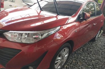 Red Toyota Vios 2018 for sale in Quezon City