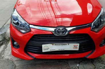 Selling Red Toyota Wigo 2019 in Quezon City