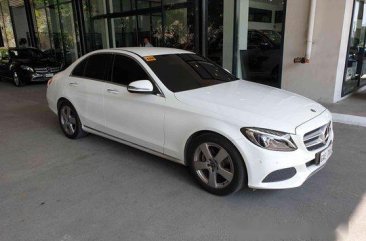 Selling White Mercedes-Benz C-Class 2018 Automatic Gasoline 