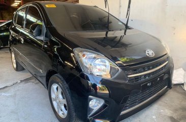 Black Toyota Wigo 2017 for sale in Quezon City