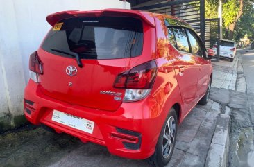 Selling Red Toyota Wigo 2019 in Quezon City