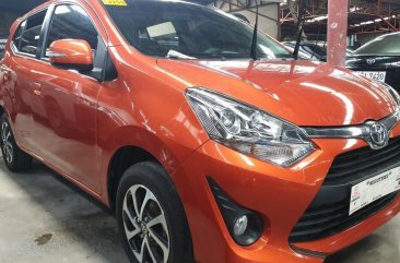 Sell Orange 2019 Toyota Wigo in Quezon City 