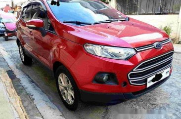 Red Ford Ecosport 2016 at 51000 km for sale