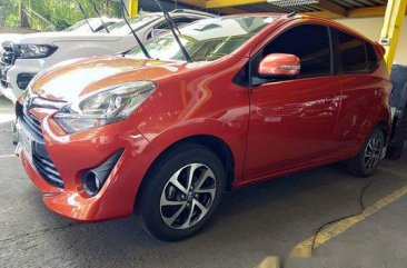 Selling Orange Toyota Wigo 2019 Automatic Gasoline 