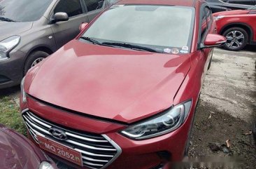 Red Hyundai Elantra 2016 for sale in Quezon City