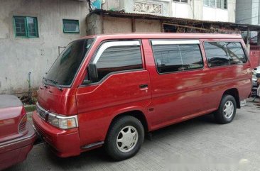 Selling Red Nissan Urvan 2005 at 13000 km 