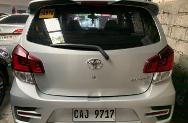 Silver Toyota Wigo 2018 for sale in Quezon City 