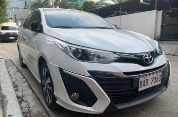 Selling Pearl White Toyota Vios 2019 in Quezon City 