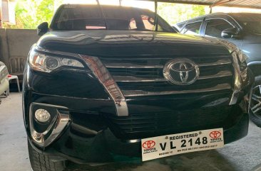 Black Toyota Fortuner 2017 for sale in Quezon City 