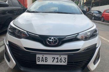 Selling Pearl White Toyota Vios 2019 in Quezon City 