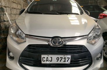 Silver Toyota Wigo 2018 for sale in Quezon City 