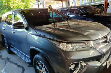 Gray Toyota Fortuner 2017 for sale in Quezon City