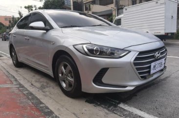 Silver Hyundai Elantra 2017 for sale in Quezon City