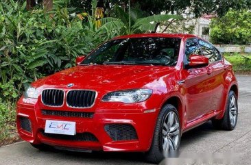 Red Bmw X6 M 2011 for sale in Quezon City