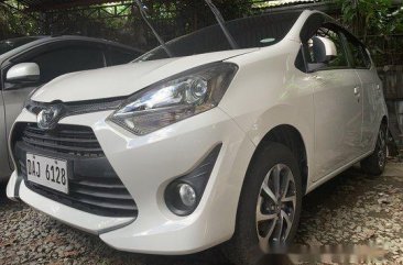 White Toyota Wigo 2019 for sale in Quezon City