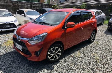 Orange Toyota Wigo 2019 for sale in Quezon City