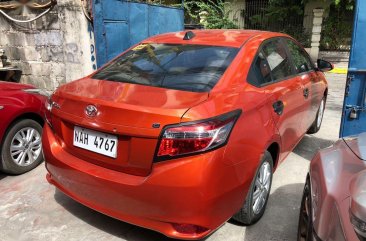 Orange Toyota Vios 2017 for sale in Makati