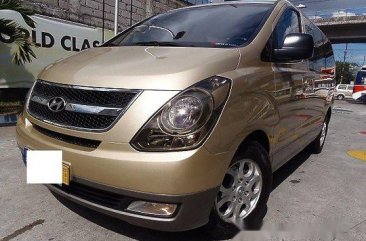 Gold Hyundai Grand starex 2010 for sale in Quezon City