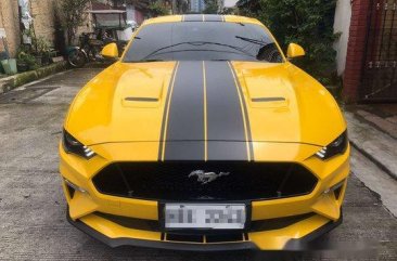 Yellow Ford Mustang 2018 for sale in Pasig