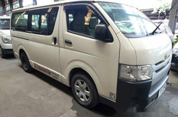 Selling White Toyota Hiace 2016 in Quezon City