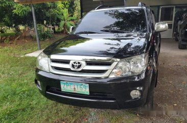 Black Toyota Fortuner 2008 for sale in Cavite