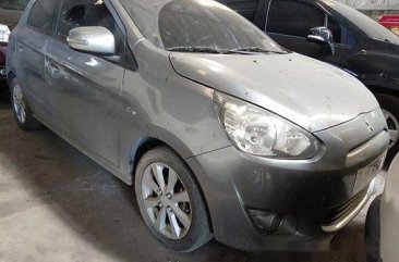 Selling Grey Mitsubishi Mirage 2015 in Quezon City