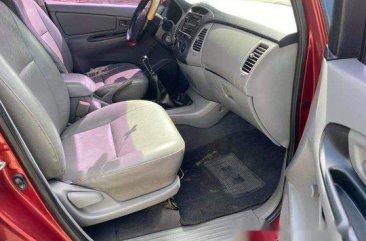 Red Toyota Innova 2007 for sale in Talisay