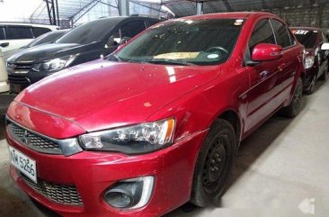 Red Mitsubishi Lancer Ex 2016 for sale in Quezon City 