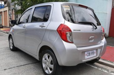 Silver Suzuki Celerio 2017 for sale in Quezon City